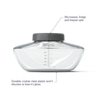 Reusable Elvie breast pump bottles 150 milliliters capacity