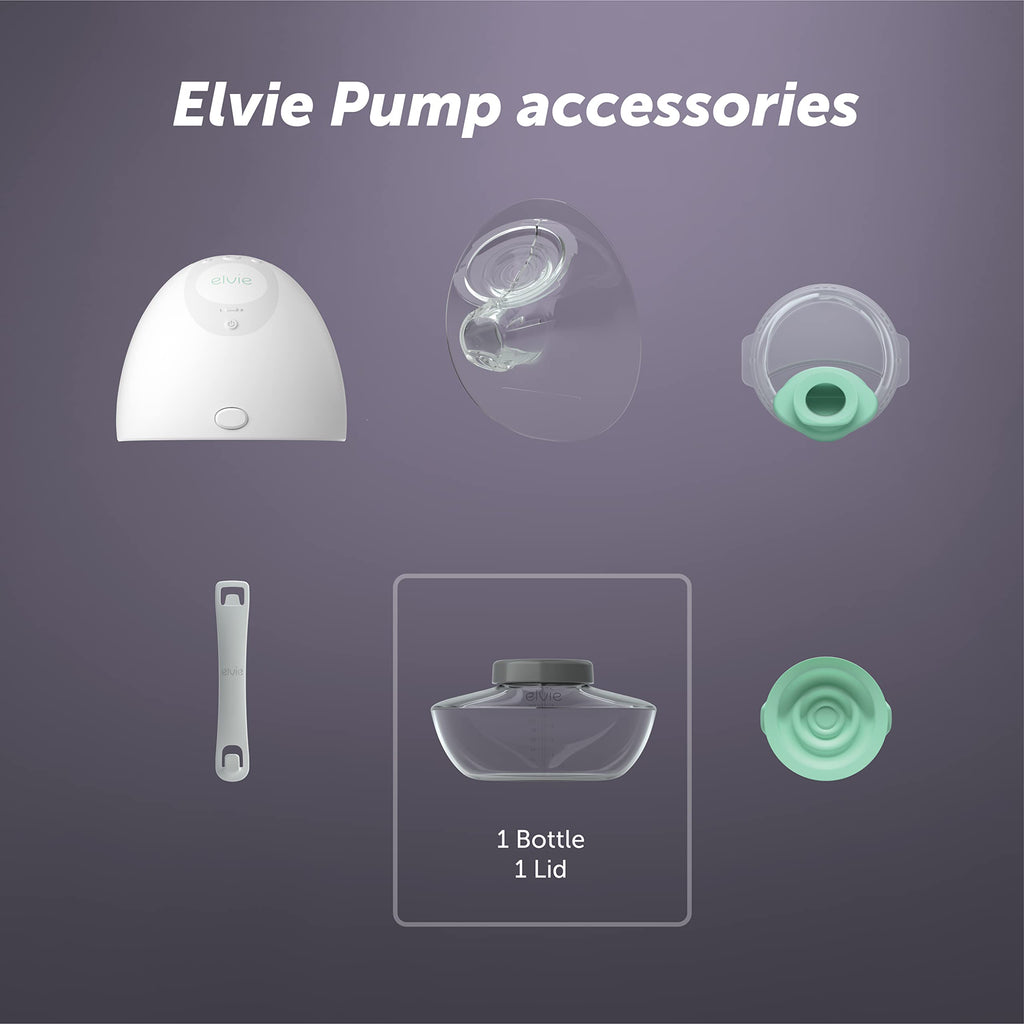Clear durable Eastman Tritan plastic bottles for Elvie pump