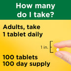 Nature Made B6 100mg tablets health supplement packaging