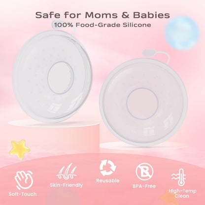 Hranio nursing milk catcher shells inside a bra