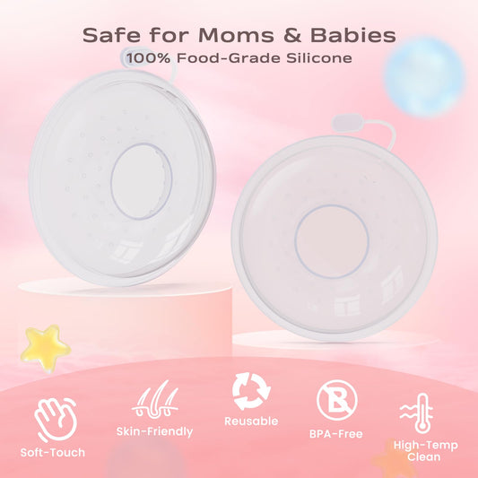 Hranio nursing milk catcher shells inside a bra