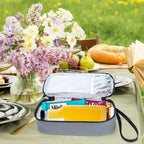 Isusser cooler bag with ice packs for traveling moms