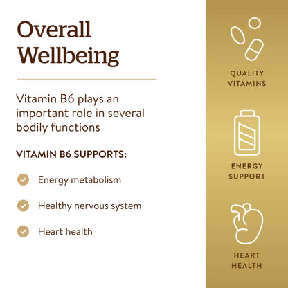 Authentic Solgar dietary supplement bottle highlighting key health benefits on packaging.