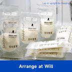 Snow Bear storage bags showing double zipper seal