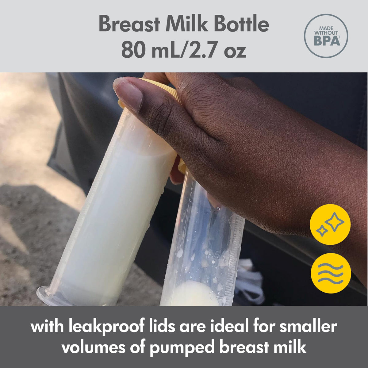 Medela easy-pour breast milk storage bags