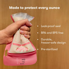 Diagram showing how to separate the 2 fluid ounce portions