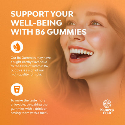 Close up of vegan Vitamin B6 gummy texture