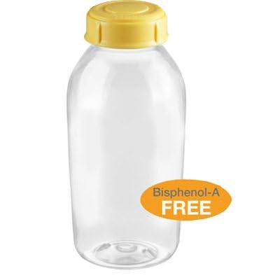 Set of eight Medela 8 Ounce breastmilk storage bottles with lids
