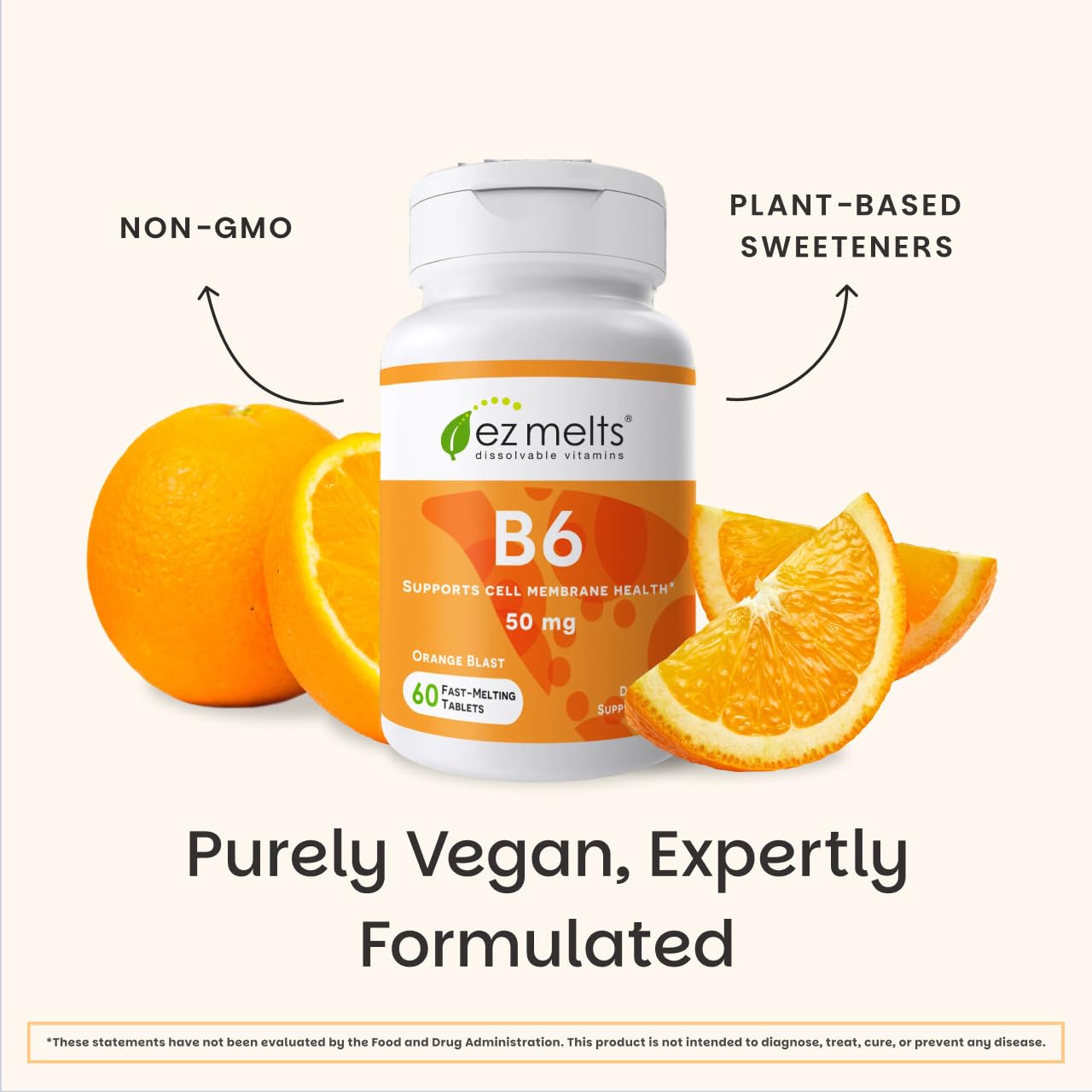 Educational graphic showing Vitamin B6 brain health benefits