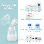 Gotocut 6 fluid ounce wide mouth bottles for breast pumping