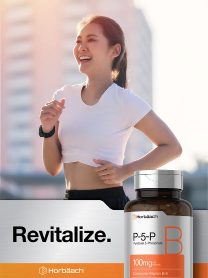 Horbaach P5P Activated Vitamin B6 bottle cap and seal