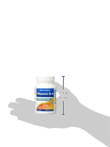 Best Naturals Vitamin B6 50mg tablets for energy support