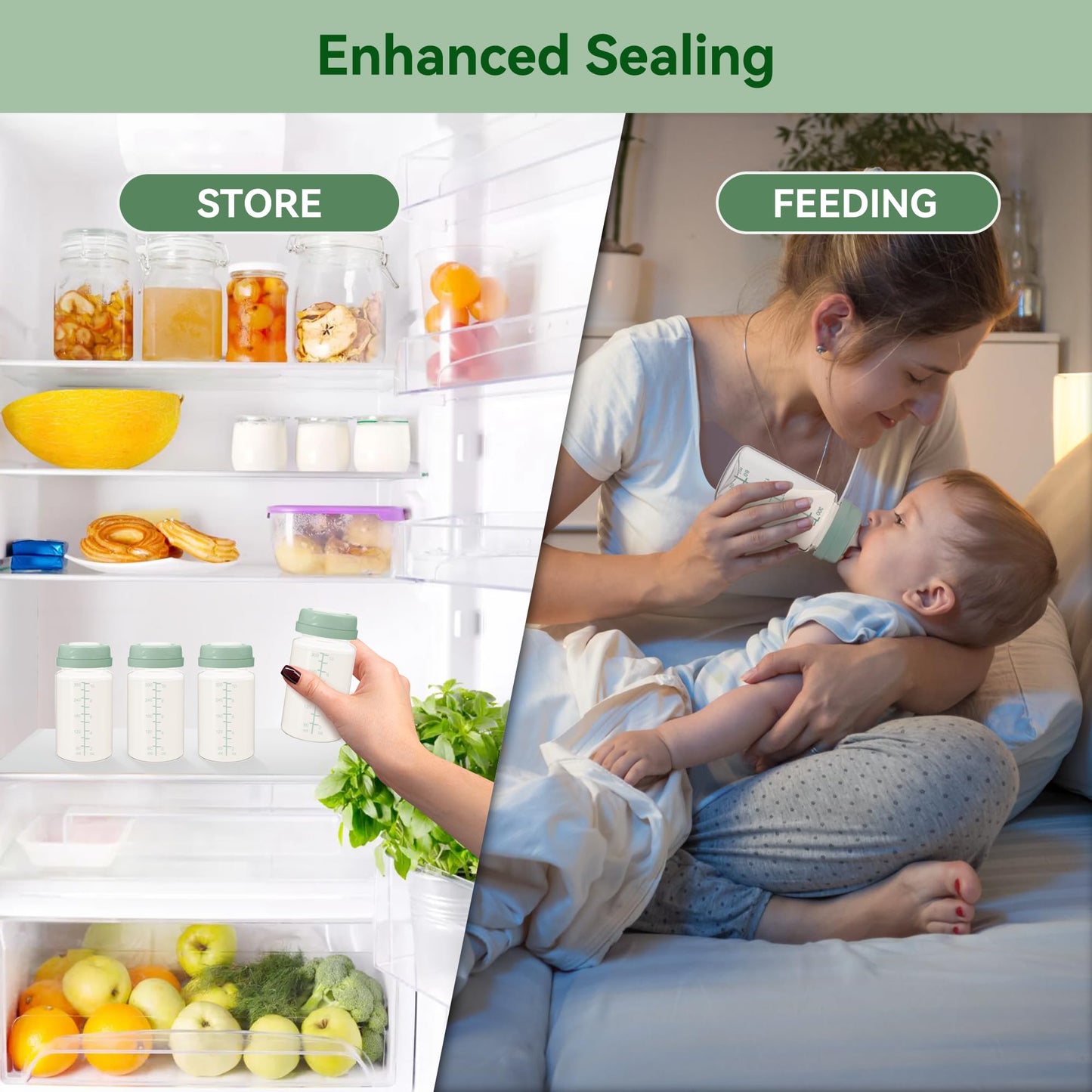 Tovvild storage bottles compatible with portable milk coolers