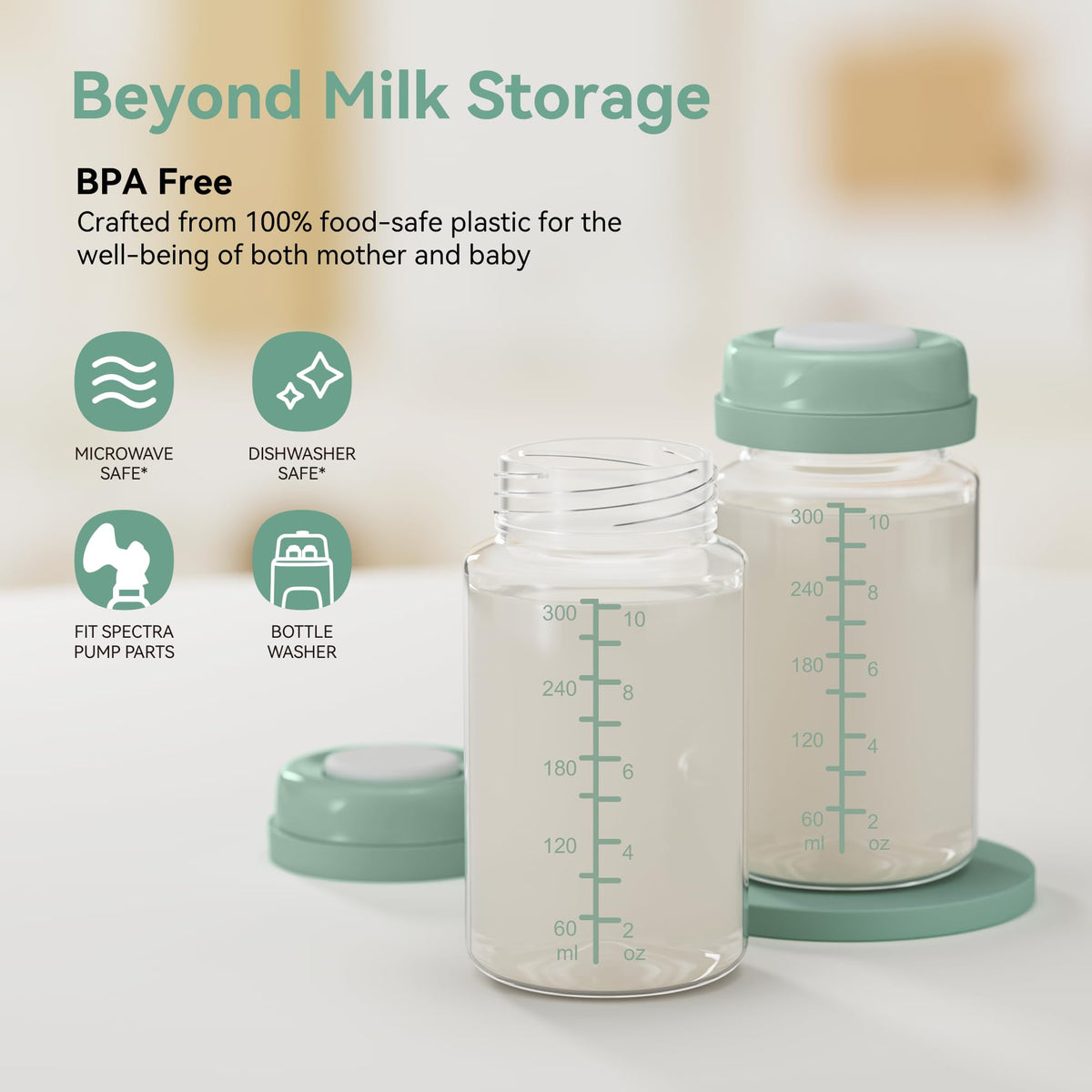 Detailed view of silicone sealed leak proof bottle lid