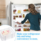 Top view of empty WYSLP breast milk freezer storage tray dimensions