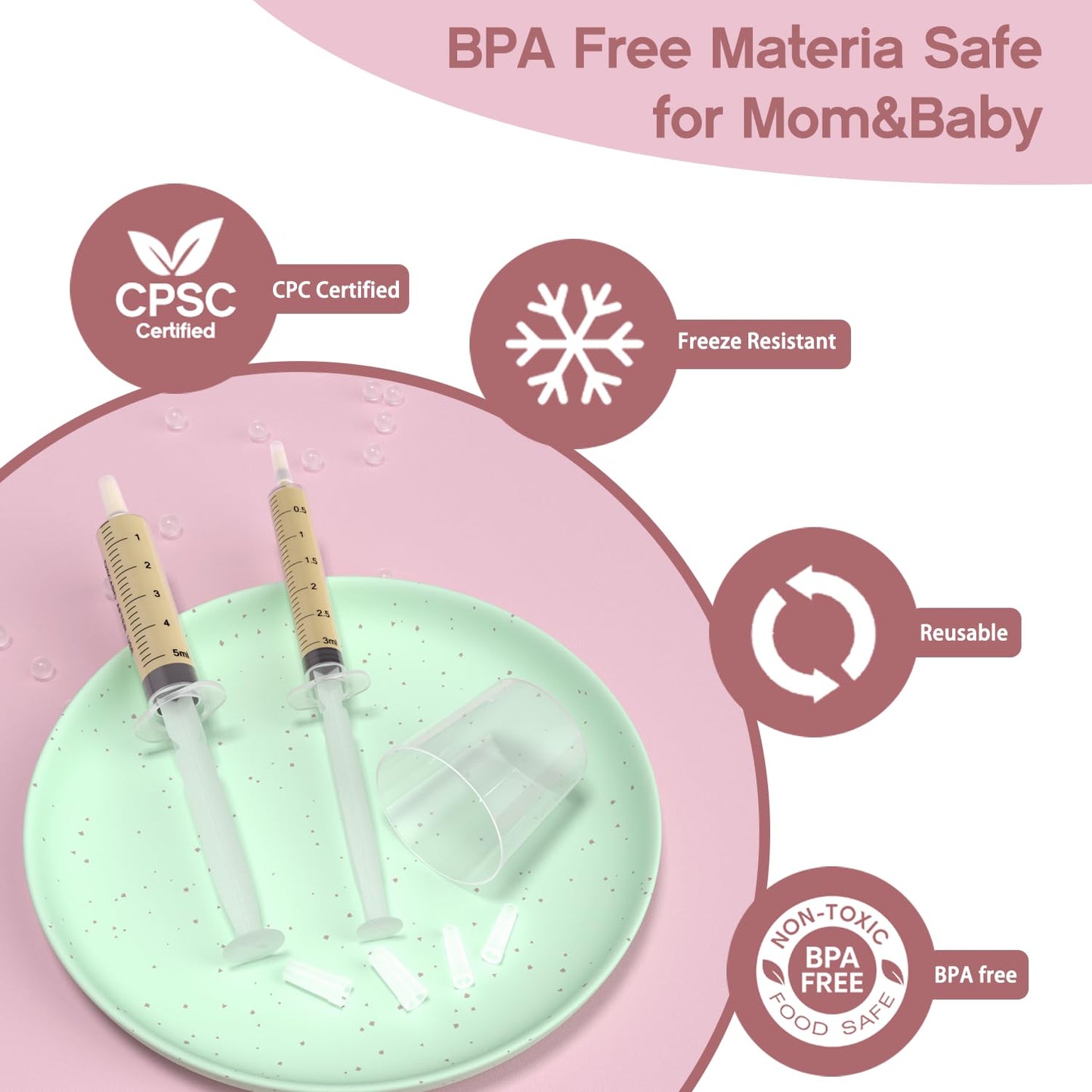 Breast milk storage bags and labels for colostrum