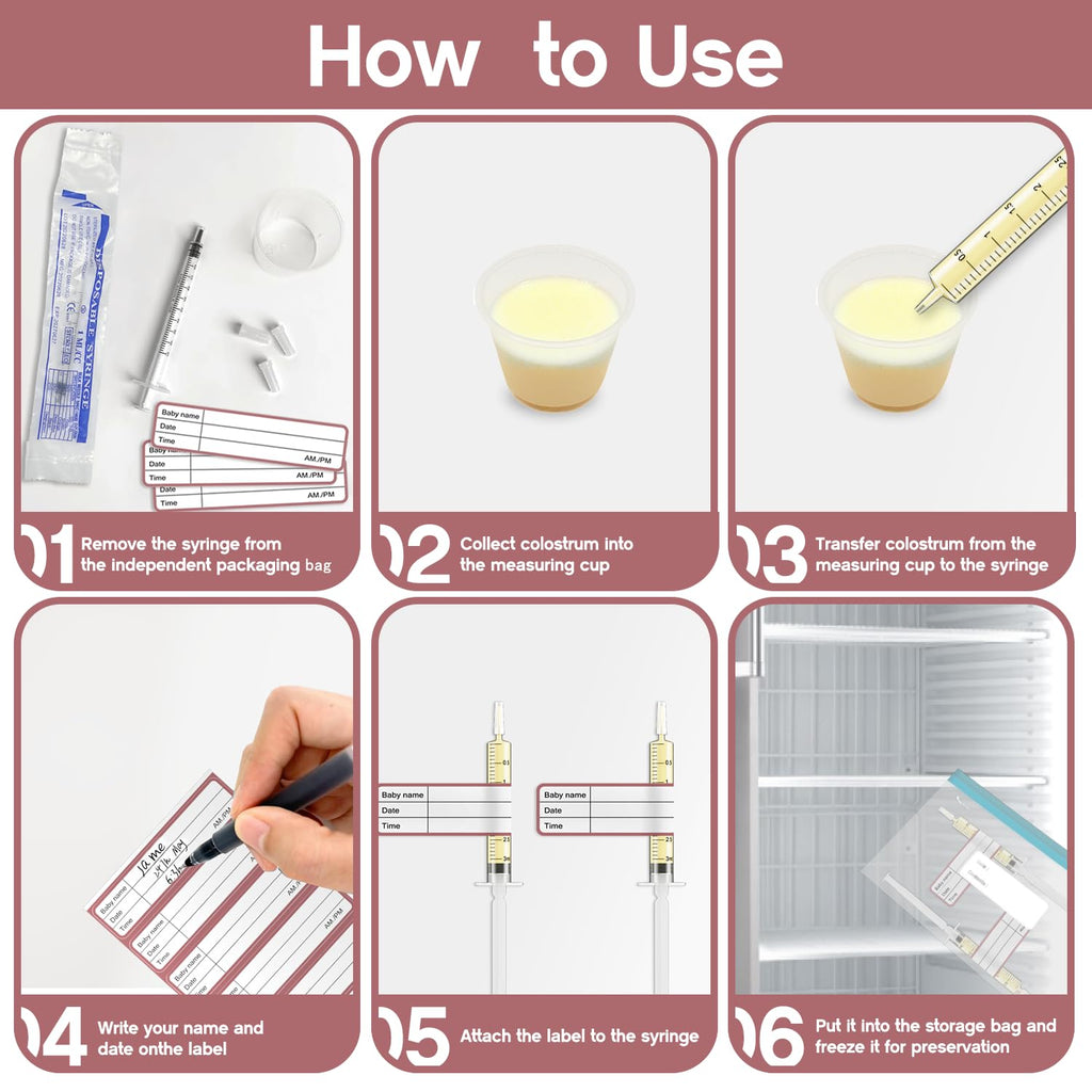 Cathill colostrum kit packaging contents view