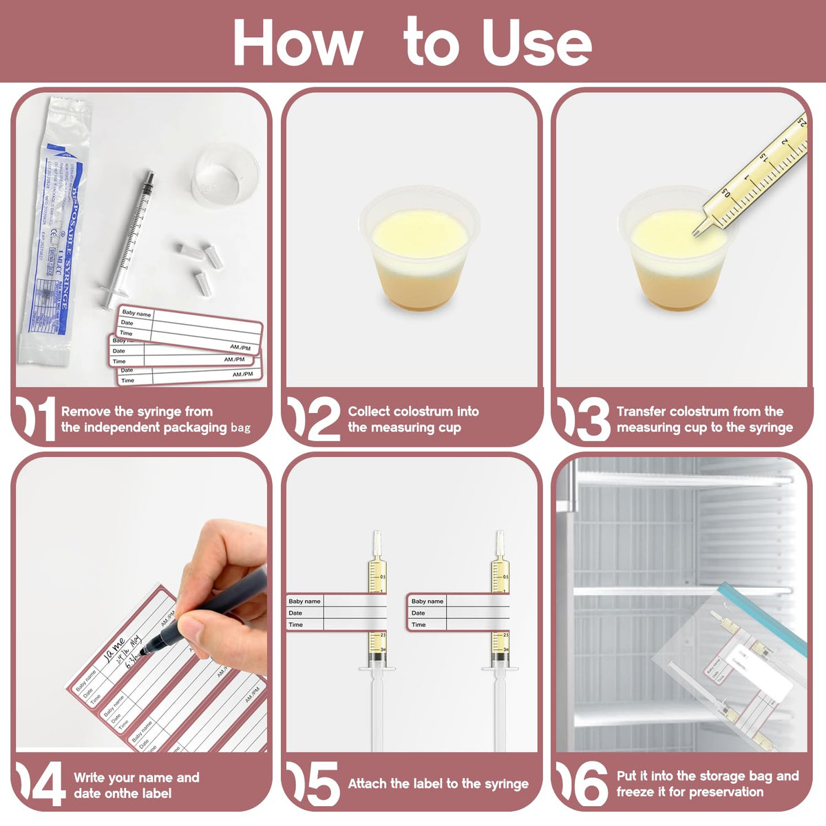 Cathill colostrum kit packaging contents view