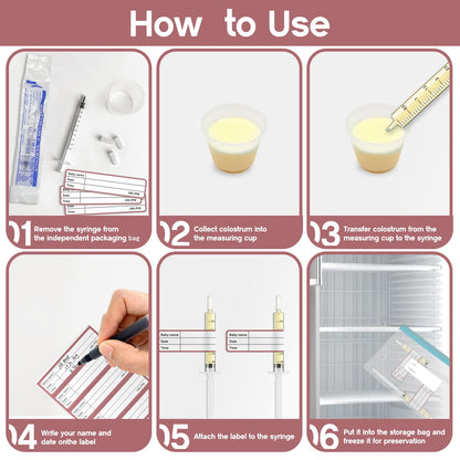 Cathill colostrum kit packaging contents view