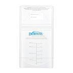 BPA free label and durability features on Dr. Brown's bag
