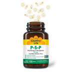 Country Life Pyridoxal 5 Phosphate supplement facts label showing 50 mg dosage