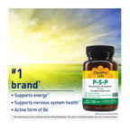 Authentic Country Life P-5-P non-GMO dietary supplement container on white background