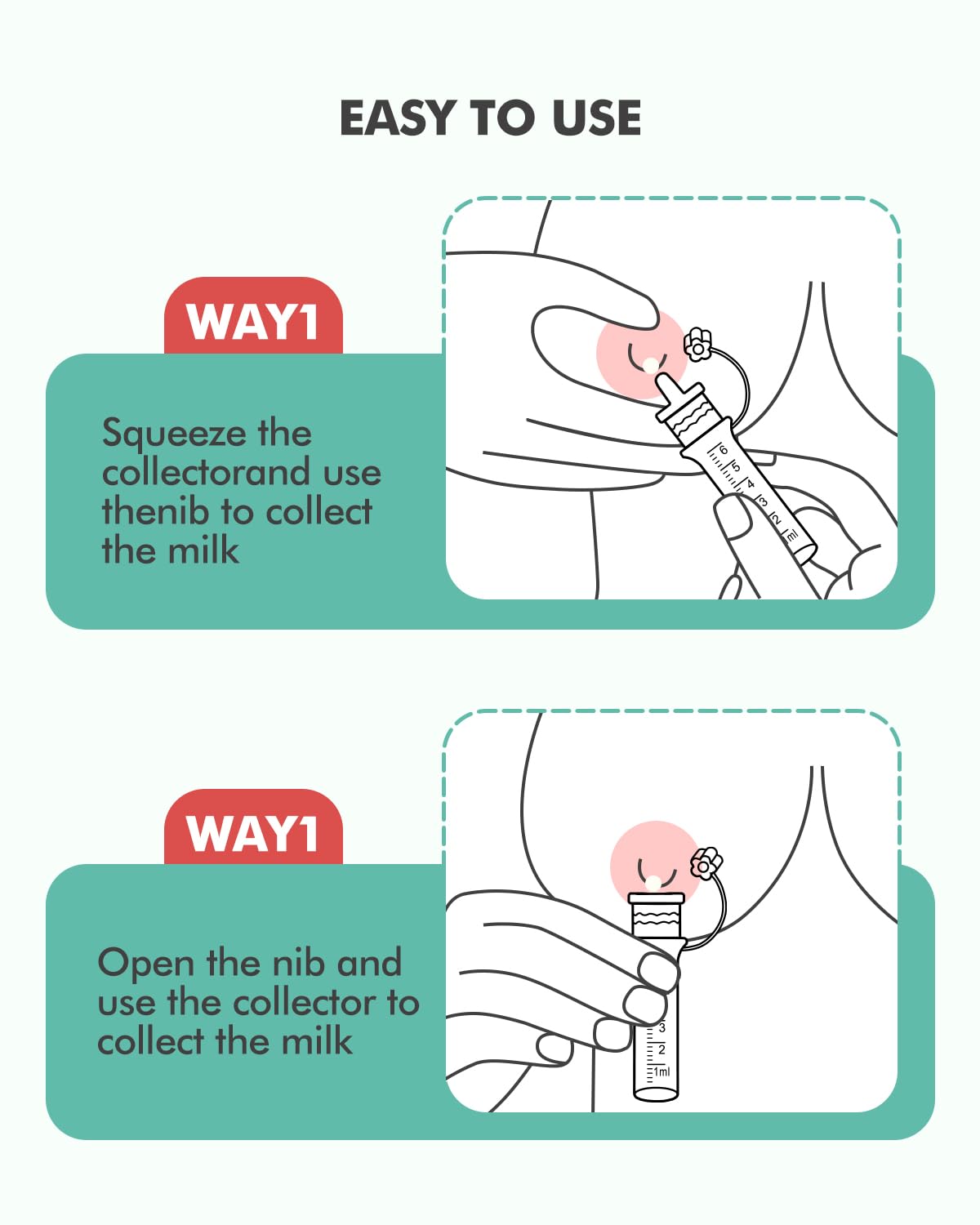 Dearlomum BPA-free colostrum collector for antenatal expression