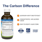 Carlson Labs liquid vitamin B-6 nutritional label details