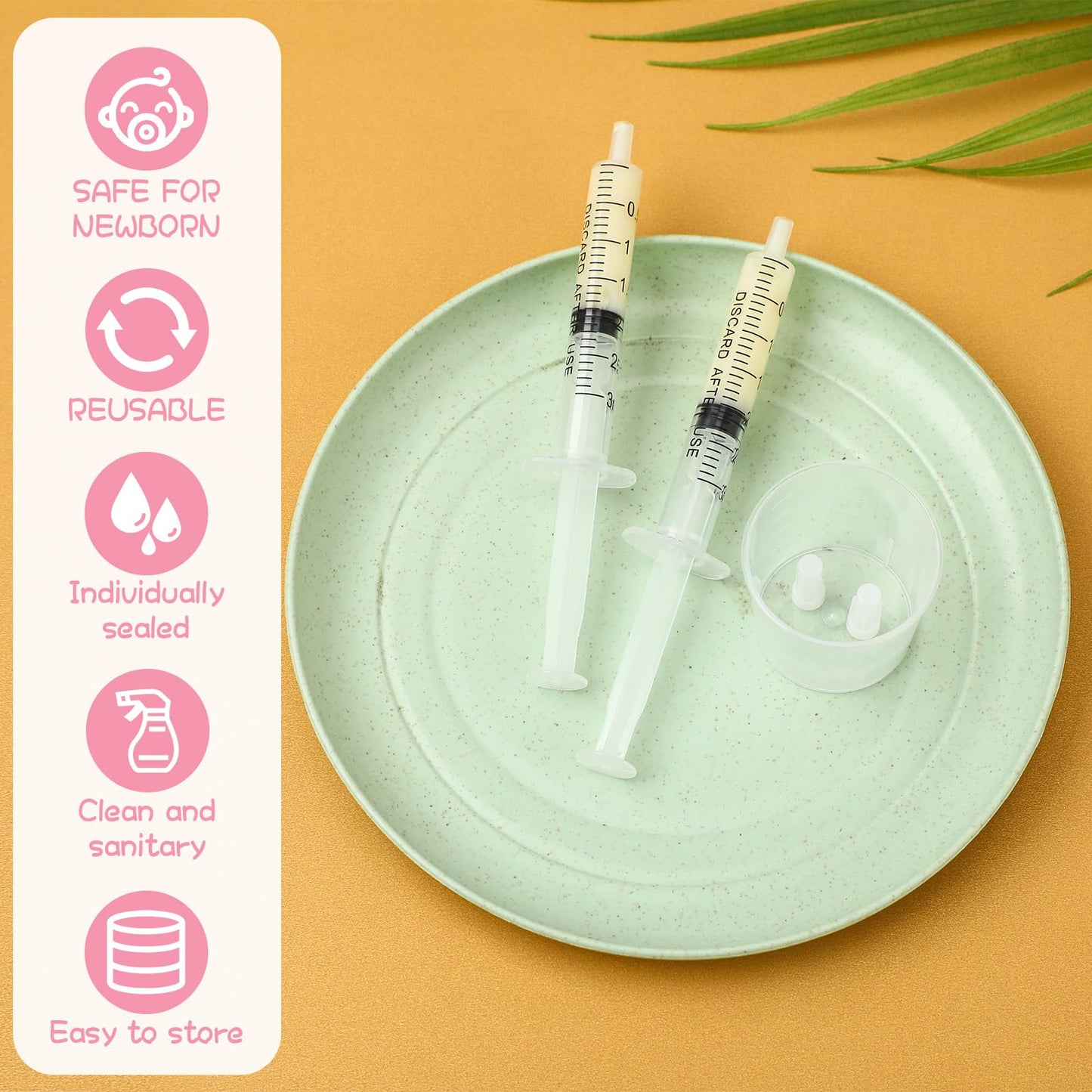 Colostrum collector kit contents laid out for display