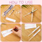 Trelaco syringes with tracking labels for breast milk storage