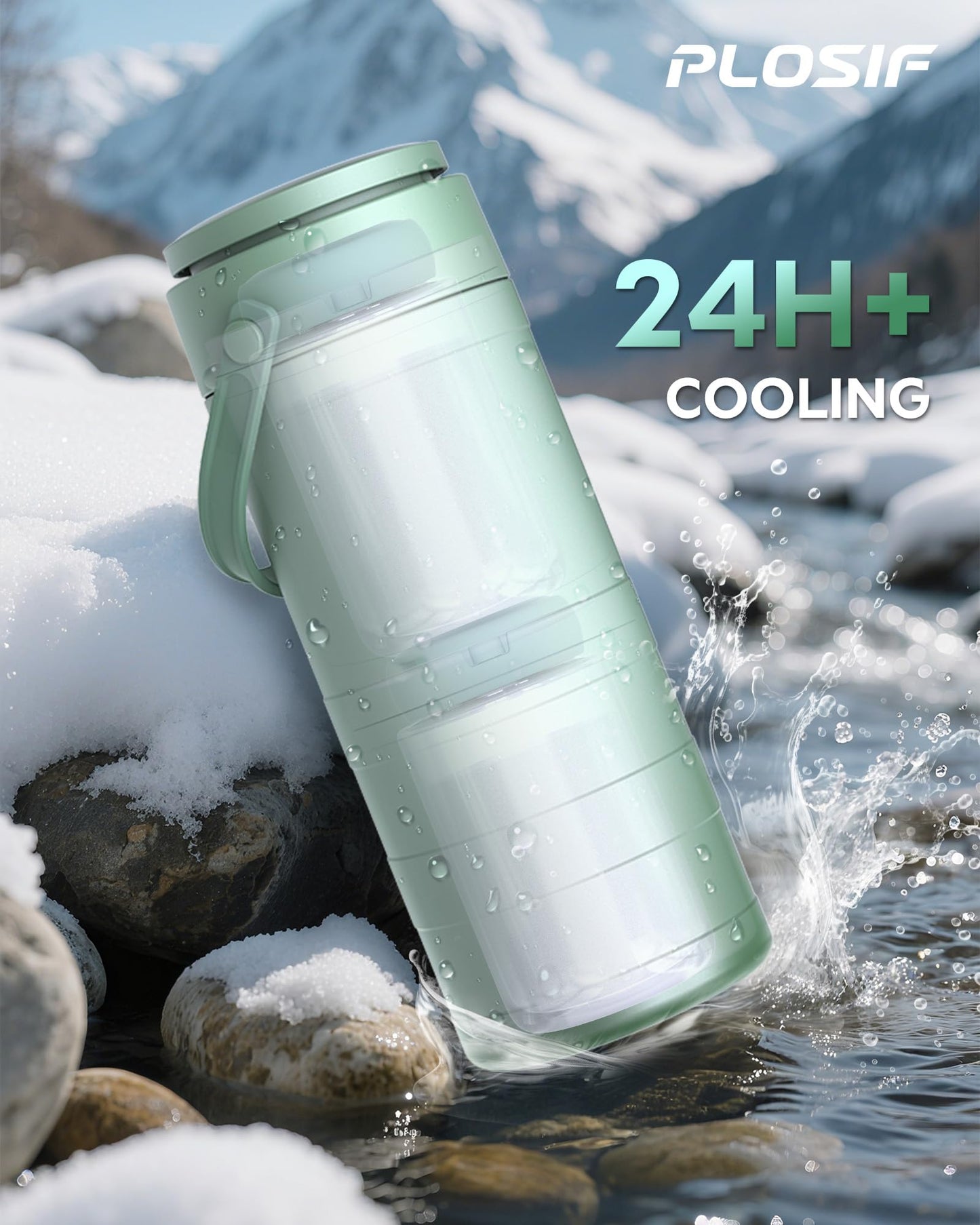 Internal view of Momcozy breast milk cooler cooling tube