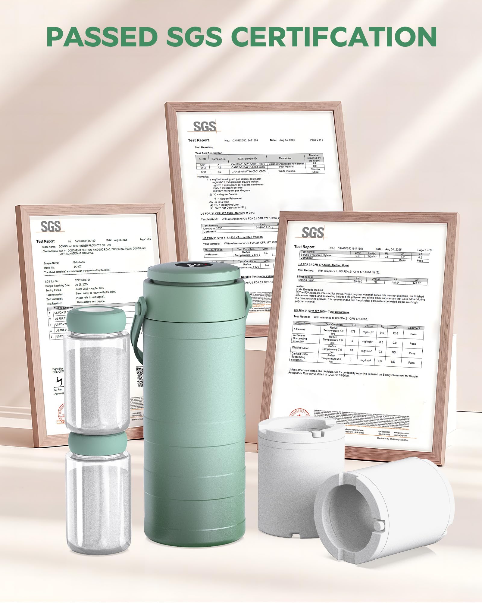 Lifestyle shot of breast milk cooler used for outdoor travel