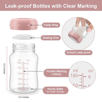 Afontoto bottles inside a breast milk cooler bag