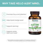 Capsule close up of Himalaya Hello Alert Mind nootropic