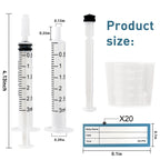 Close up of 3ml sterile syringe for colostrum collection