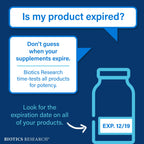 Authentic USA imported Biotics Research digestive care product container