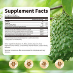 Bbeeaauu Soursop Graviola bottle showing ingredients label