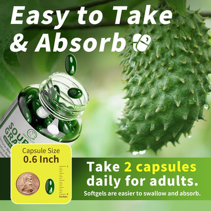 Bbeeaauu Soursop Graviola with kelp supplement bottle