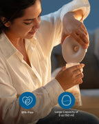 Replacement milk collection containers for Eufy wearable breast pumps
