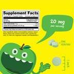 VitaWorks Vitamin B6 green apple flavor supplement bottle
