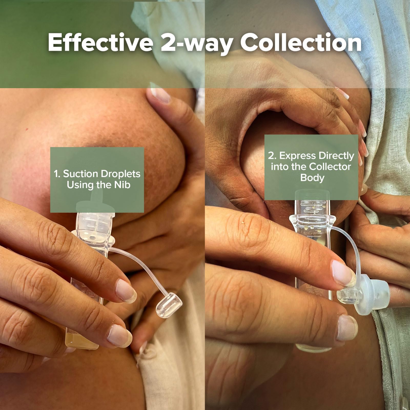 Haakaa colostrum collector set in transparent portable box