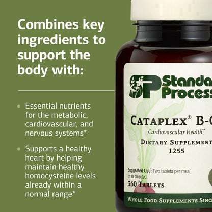 Standard Process Cataplex B GF gluten free dietary supplement packaging