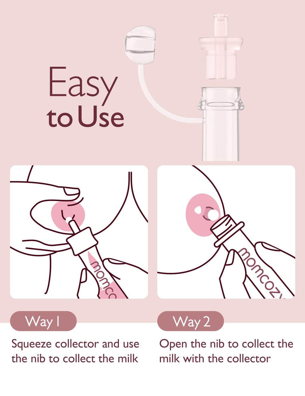 BPA free silicone colostrum collector for pregnancy care