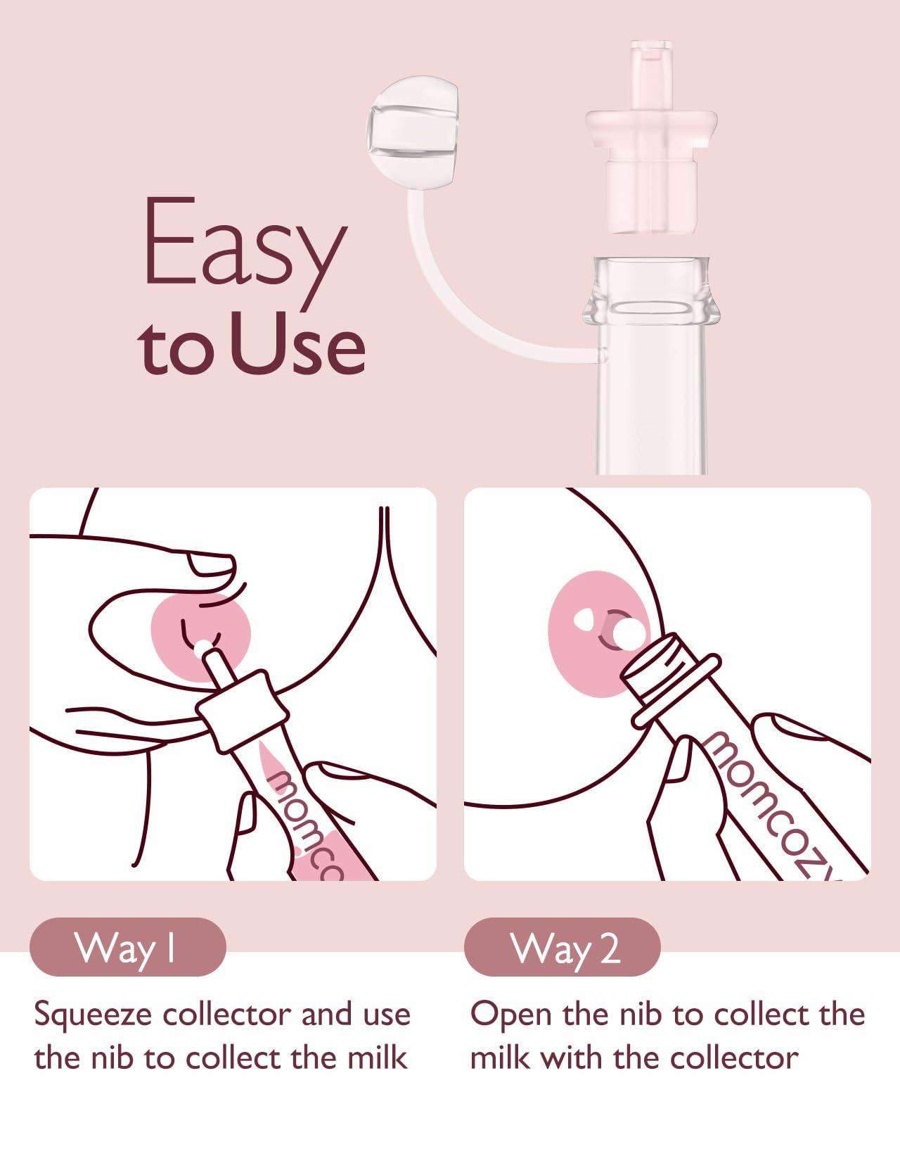 BPA free silicone colostrum collector for pregnancy care