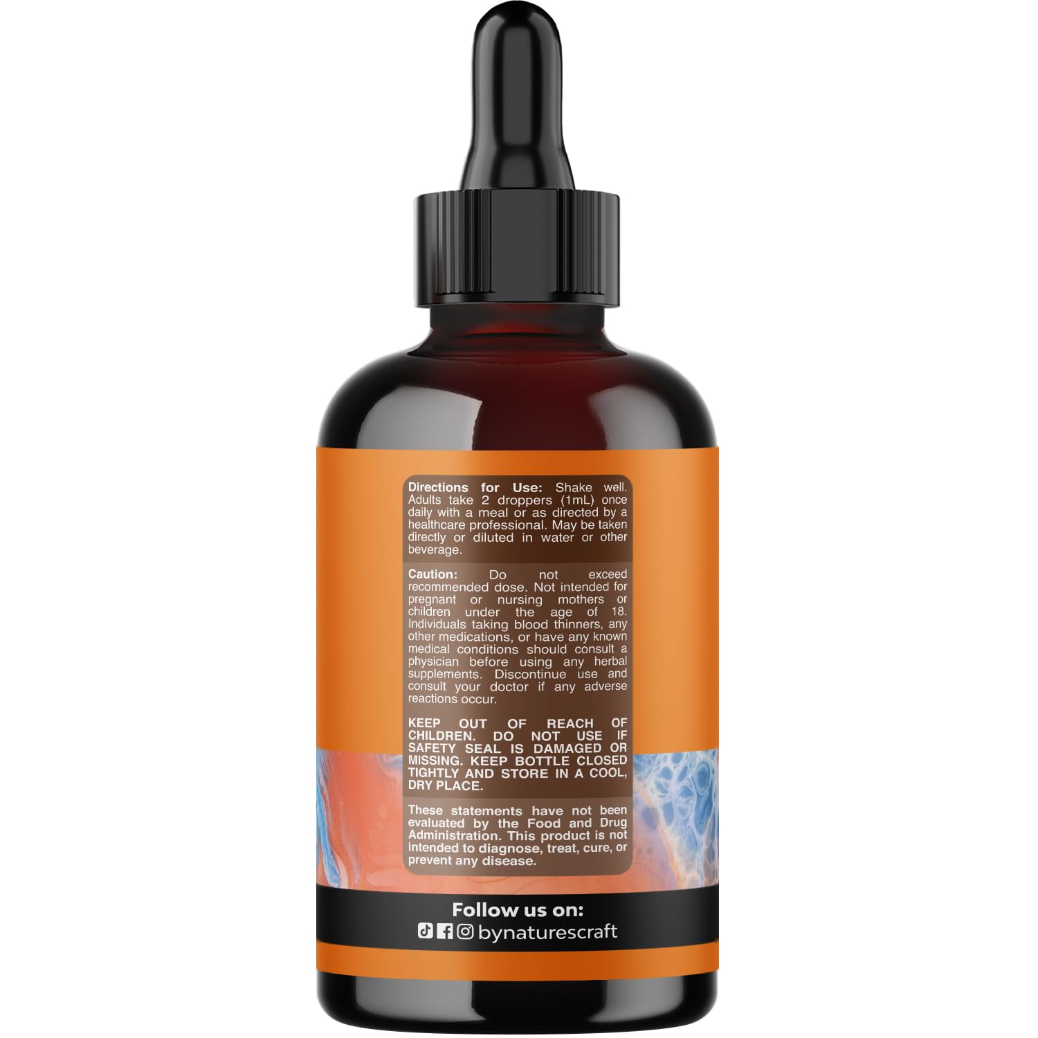 Natures Craft Vitamin B Complex 9-in-1 nutritional label