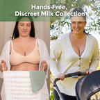 Haakaa petal milk collector showing pour spout detail