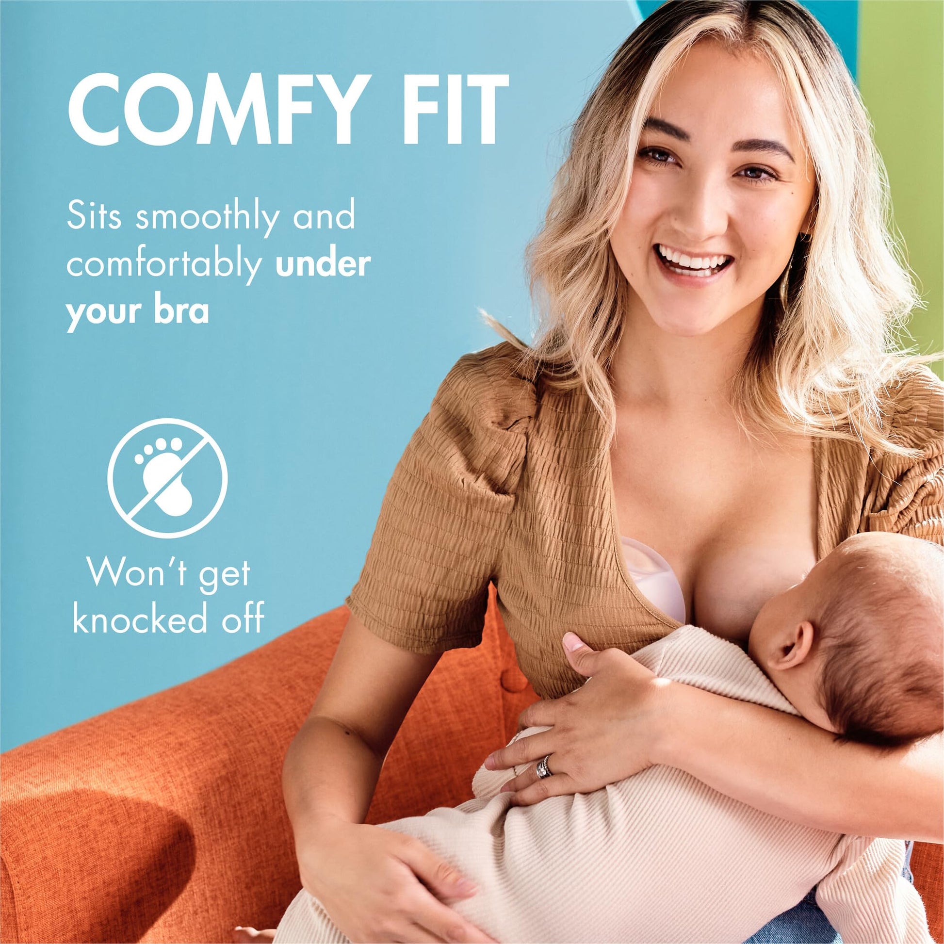 Boon Trove breast pump showing flat base design