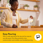Medela breast milk storage bags inside resealable transport pouch