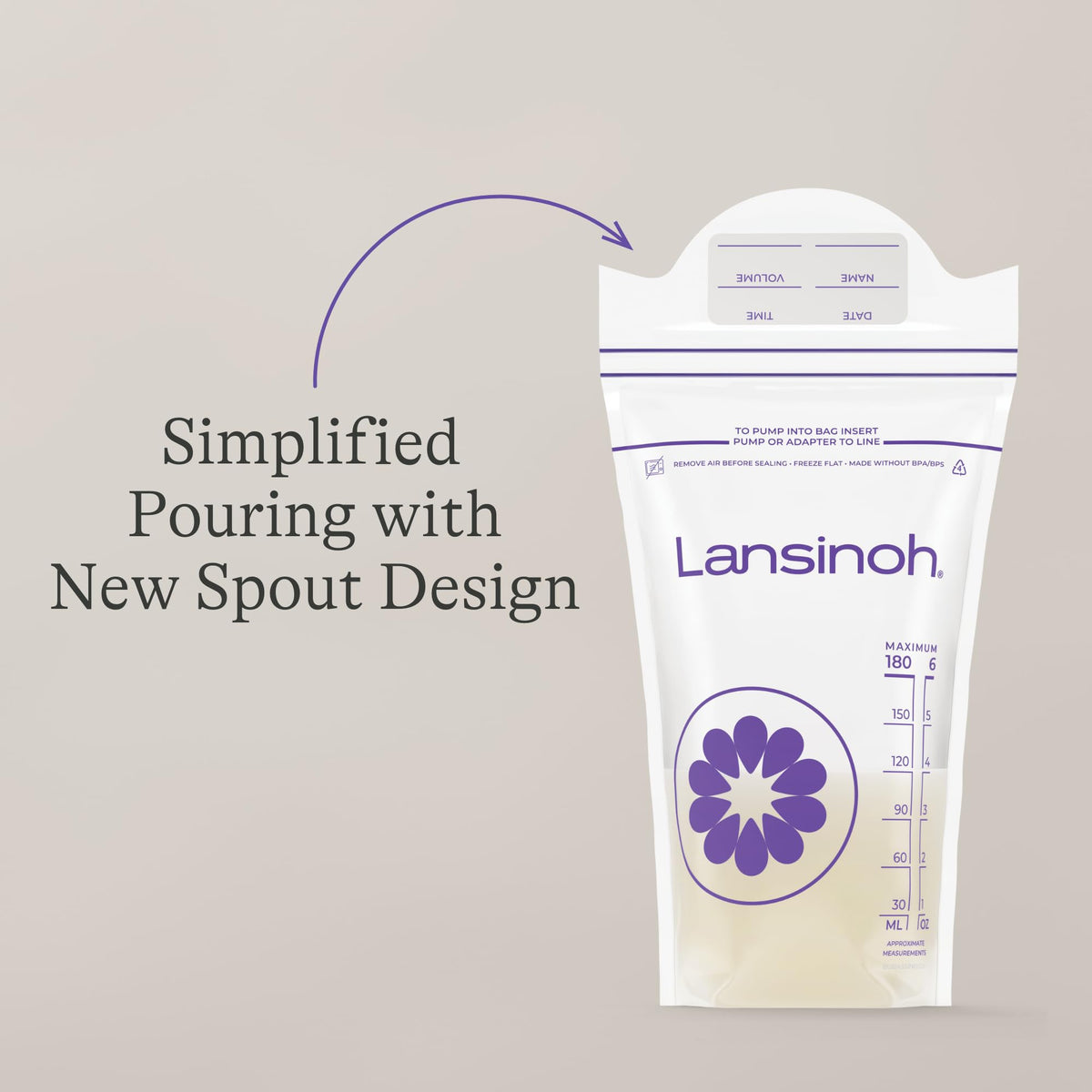 Lansinoh BPA free breastmilk storage bags