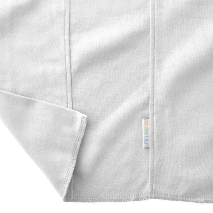 Close-up shot of the hypoallergenic organic cotton fabric gentle on newborn skin.